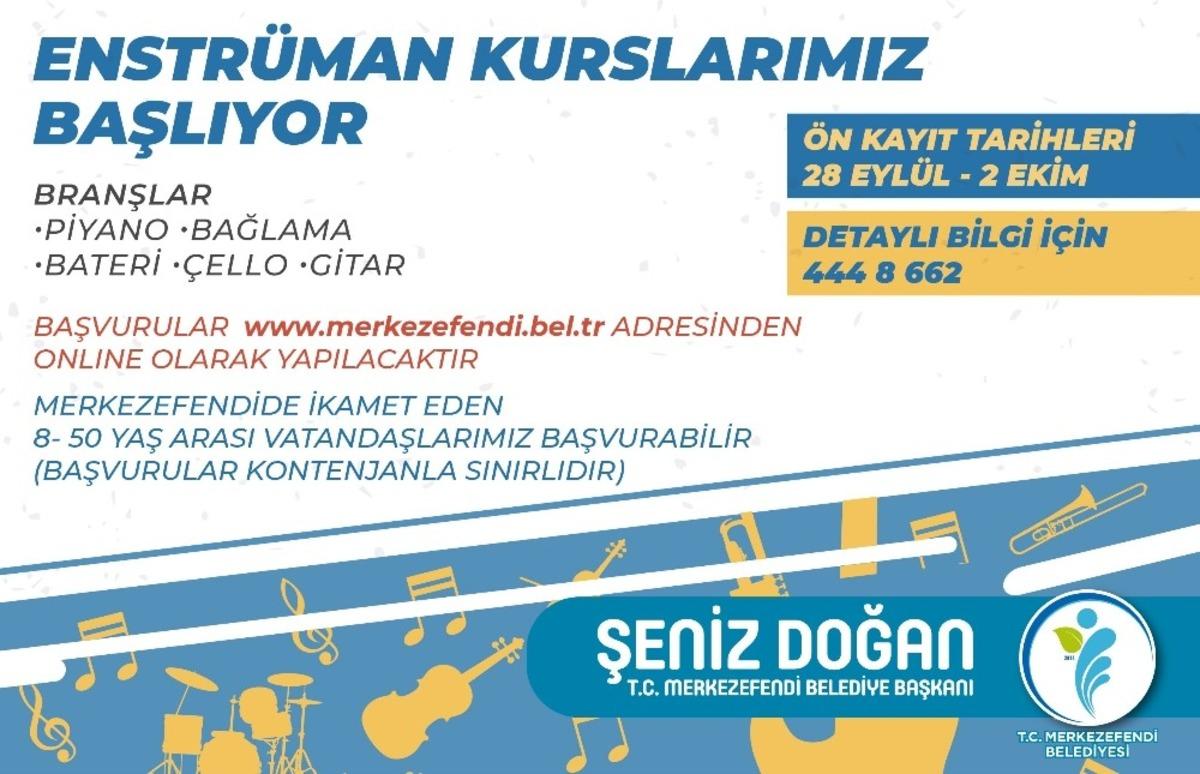 Merkezefendi Belediyesinin sanat ve spor kursları başlıyor