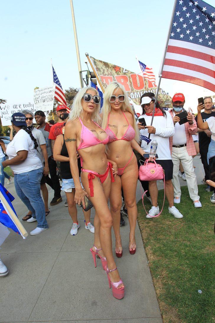 Frenchy Morgan Trump'ı böyle destekledi G1