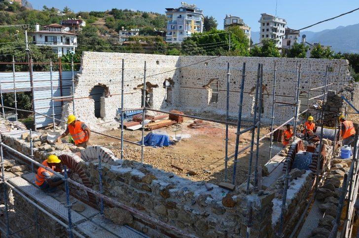 Alanya Gülevşen Cami’nin restore çalışmaları sürüyor G1