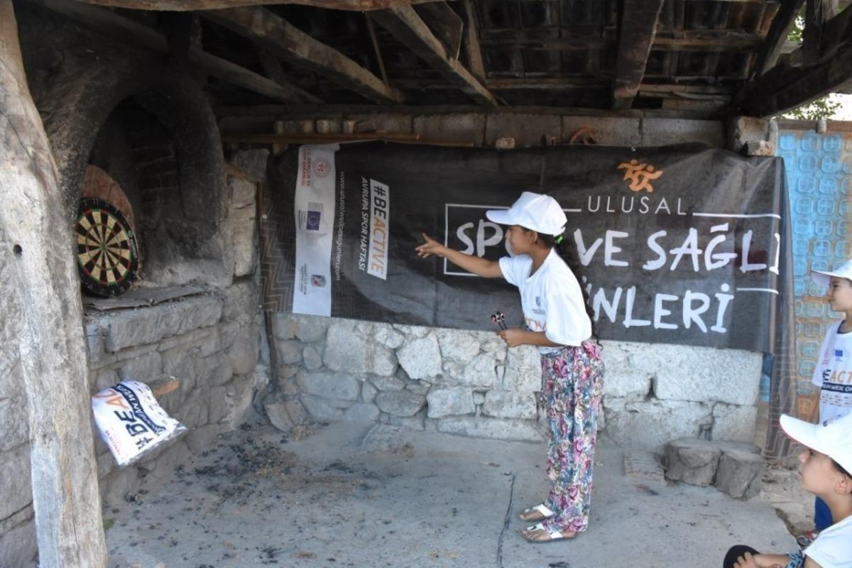 K&ouml;y fırınında dart yarışması