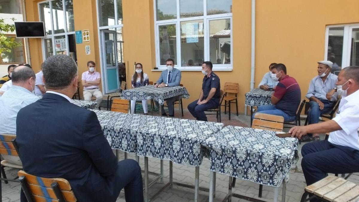 Burhaniye&rsquo;de Kaymakam Memiş k&ouml;y gezilerine başladı