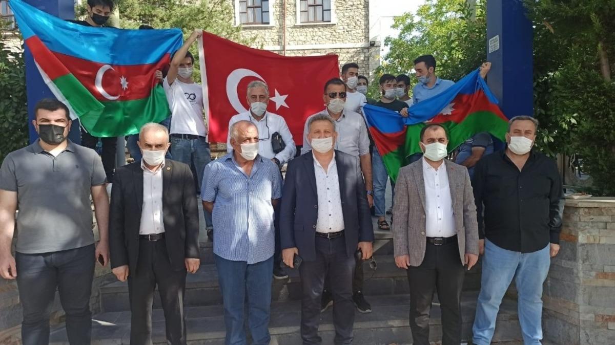 Malatya&rsquo;da Azerbaycan&rsquo;a destek