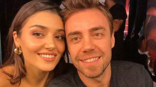 Murat Dalkılıç ve Hande Erçel köpekleri Luna için orta noktada buluştu! 