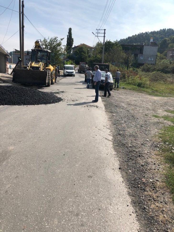 Başkan Aydın asfalt çalışmalarını inceledi G3