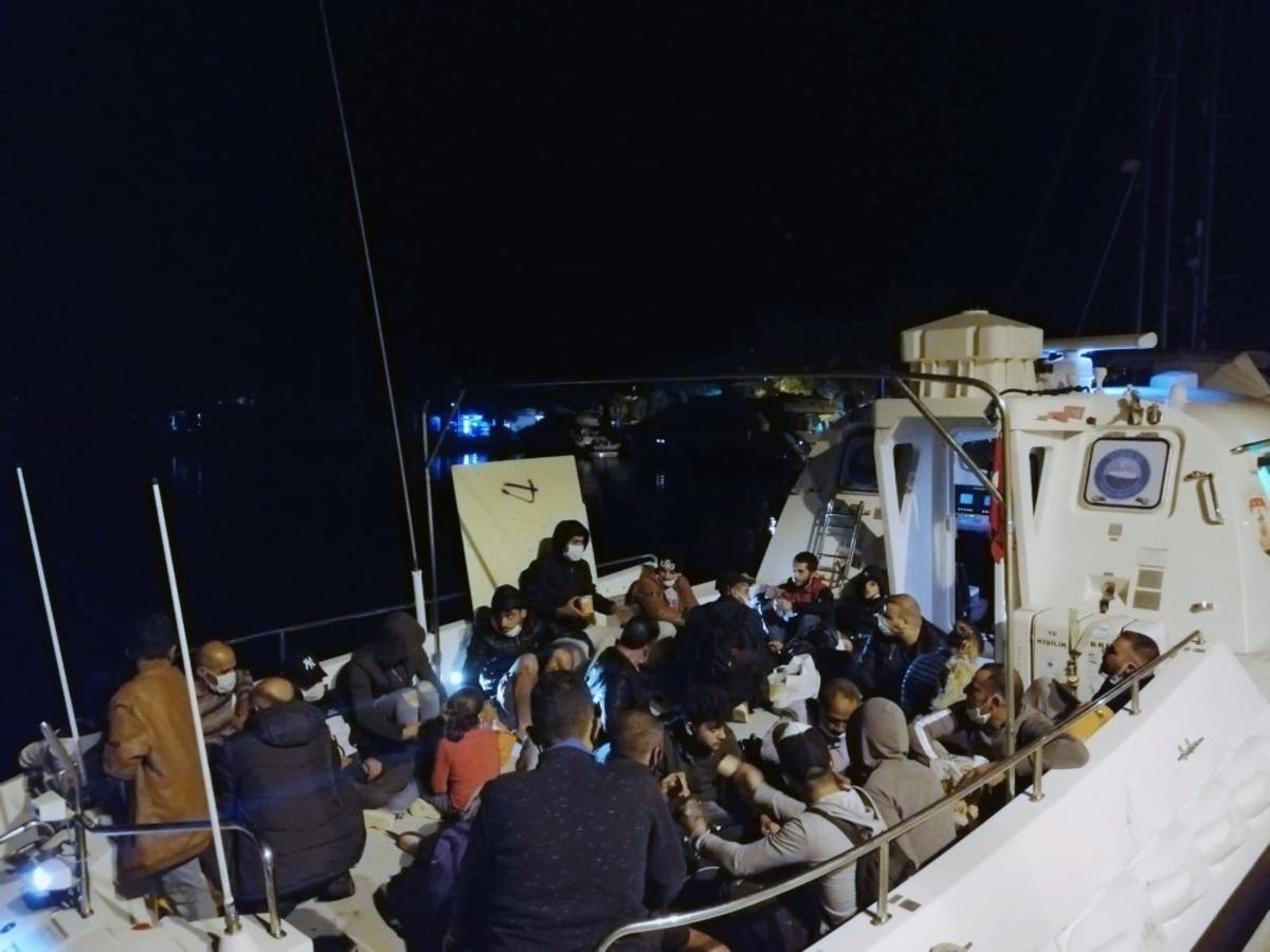 Marmaris a&ccedil;ıklarında 87 sığınmacı kurtarıldı