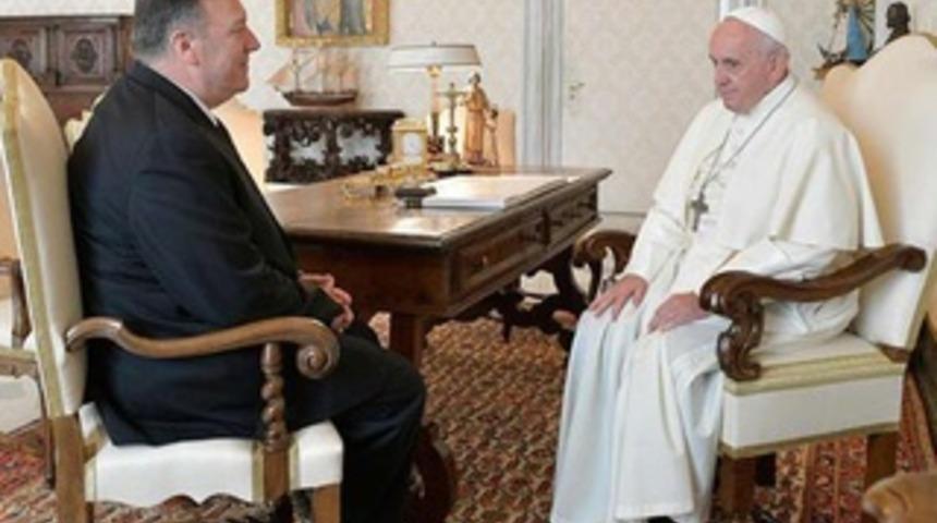 Papa Francis, ABD Dışişleri Bakanı Pompeo ile görüşmesini iptal etti