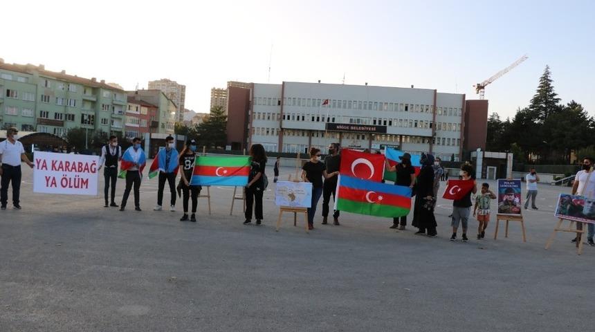 Niğde’de yaşayan Azerbaycanlı öğrencilerden Türk halkına teşekkür