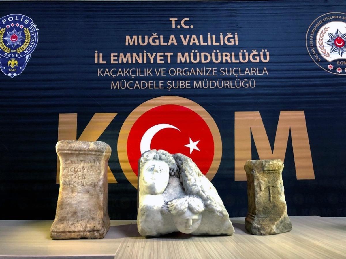 Menteşe&rsquo;de tarihi eser operasyonu