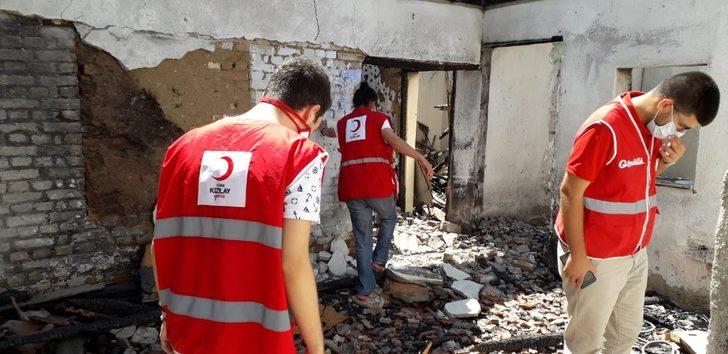 Türk Kızılay Aydın Şubesi’nden evi yanan ailelere yardım eli G2