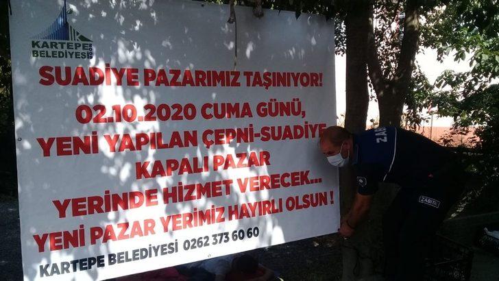 Suadiye pazarı yenikent çarşısında hizmete başlıyor G2