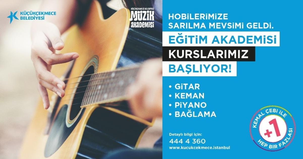 K&uuml;&ccedil;&uuml;k&ccedil;ekmece Belediyesi Eğitim Akademisi Kursları başlıyor