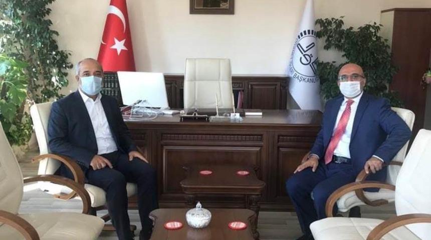 MŞ&Uuml; Rekt&ouml;r&uuml; Prof. Dr. Polat&rsquo;tan m&uuml;ft&uuml; İmamoğlu&rsquo;na ziyaret