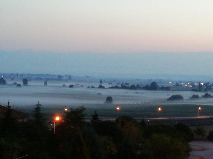 Manyas ovası sisle kaplandı G1