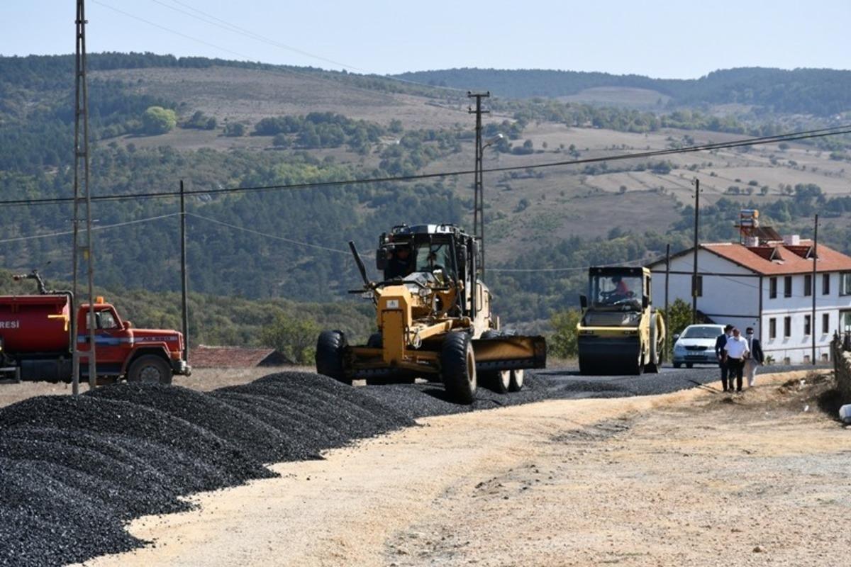 Safranbolu&rsquo;da k&ouml;y yolları asfaltlanıyor