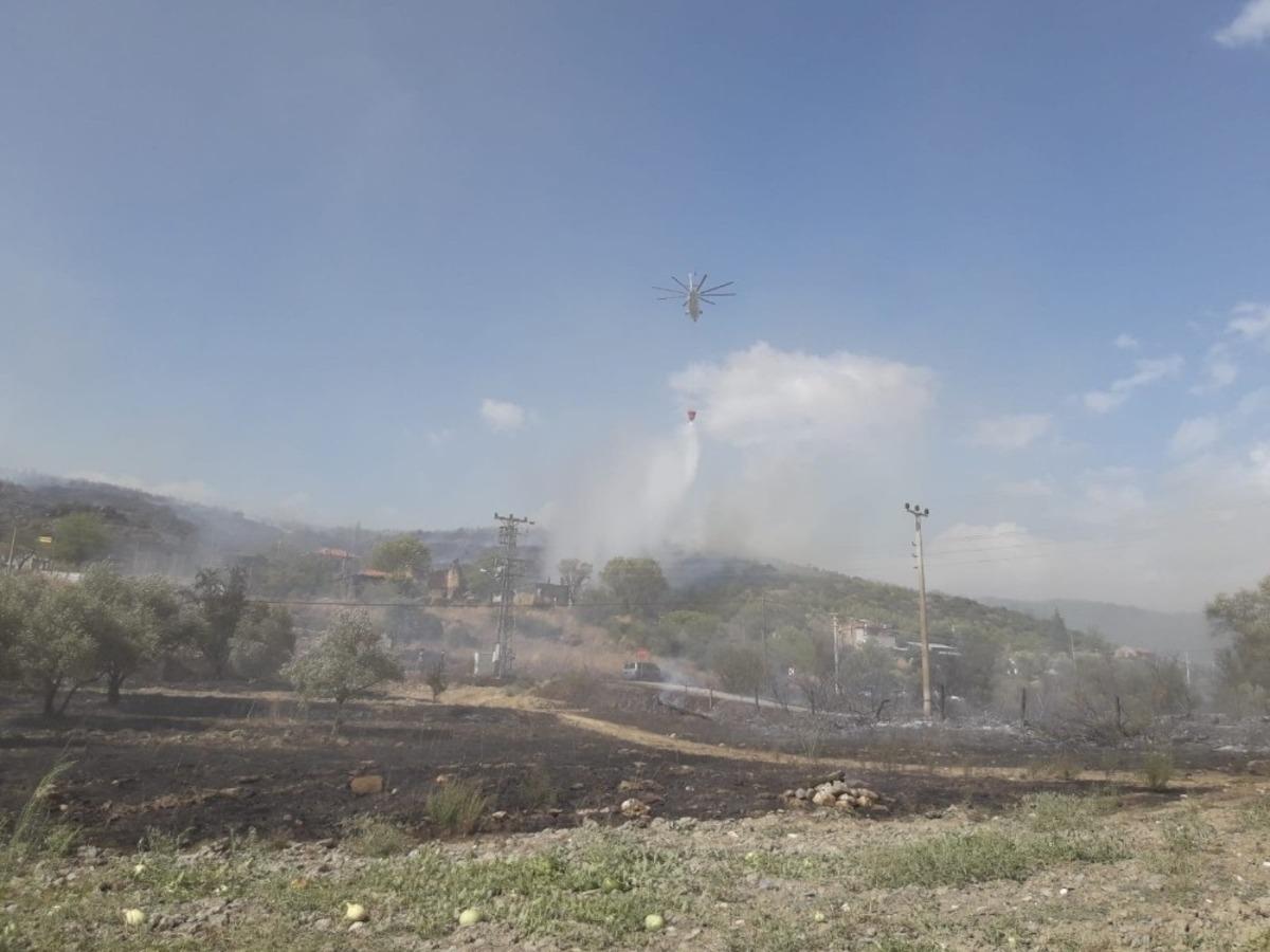Yatağan&rsquo;da orman yangını