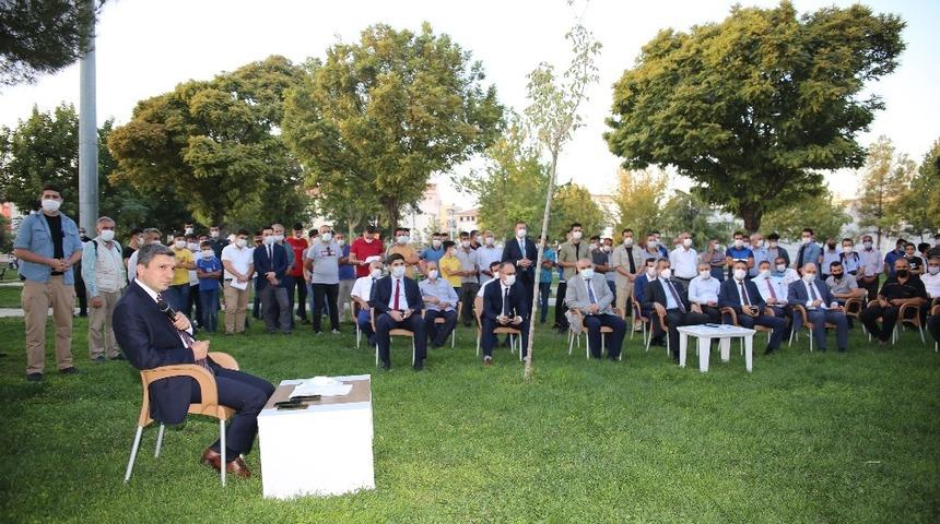 Batman Valisi Şahin mahalle buluşmalarına devam ediyor