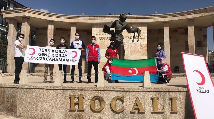 Gen&ccedil; Kızılay&rsquo;dan Azerbaycan&rsquo;a destek mesajı