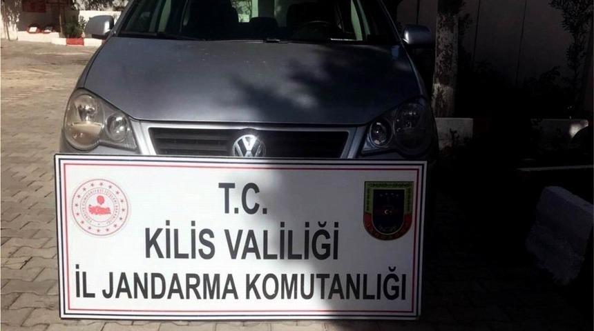 Osmaniye’den çalınan otomobil Kilis’te yakalandı