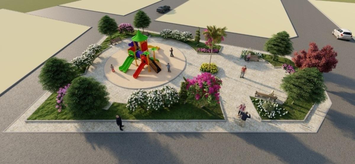 Nazilli Yeşil Mahalle&rsquo;ye 2 park birden kazandırılıyor