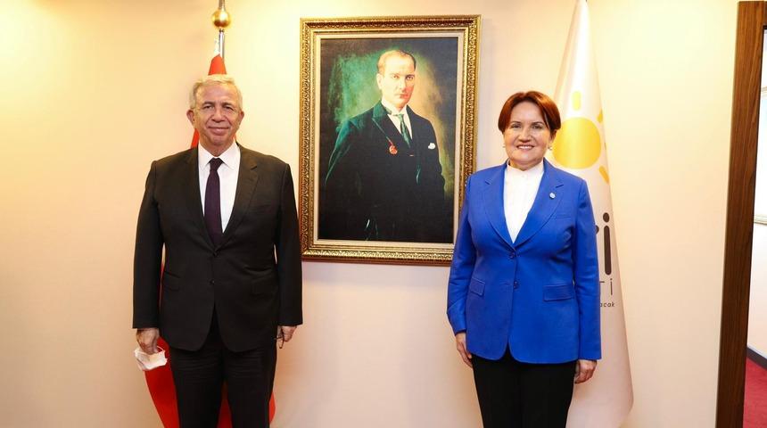 Ankara Yavaş'tan Meral Akşener'e 'hayırlı olsun' ziyareti