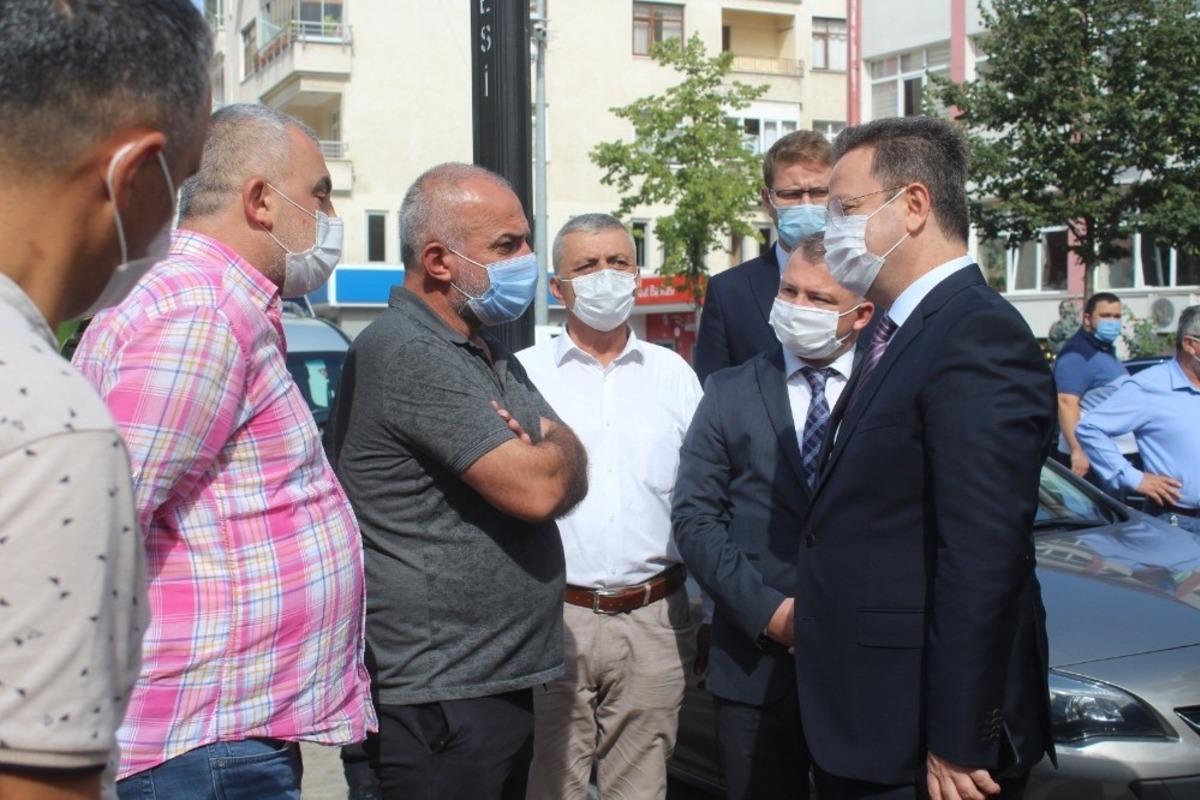 Giresun Valisi Enver &Uuml;nl&uuml;&rsquo;den G&ouml;rele il&ccedil;esine ziyaret