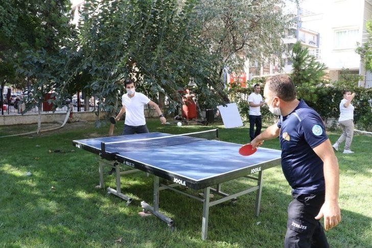 İtfaiyeciler hem eğlendi hem de spor yaptı G2