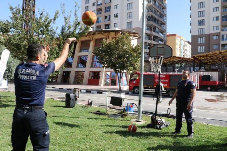 İtfaiyeciler hem eğlendi hem de spor yaptı G4
