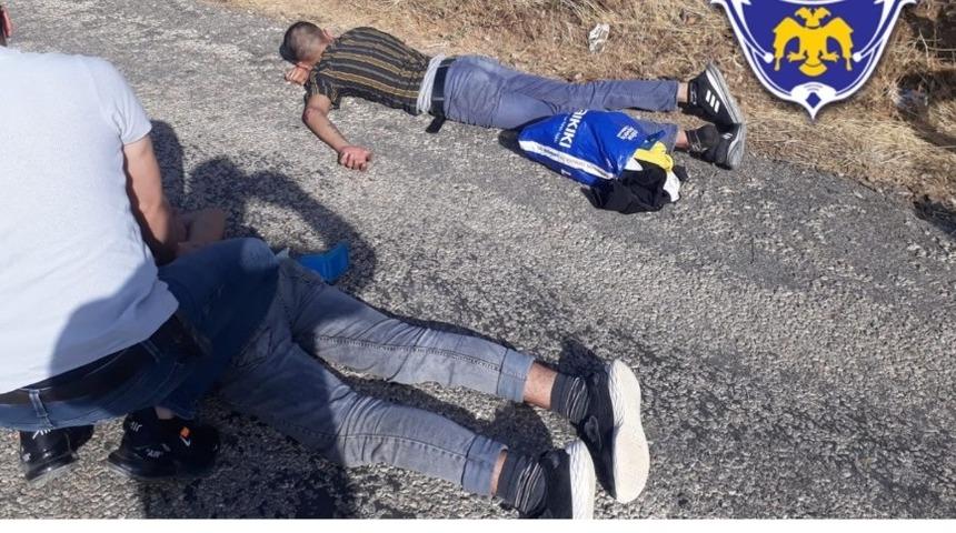 Motosiklet hırsızları kaza yapınca yakalandı