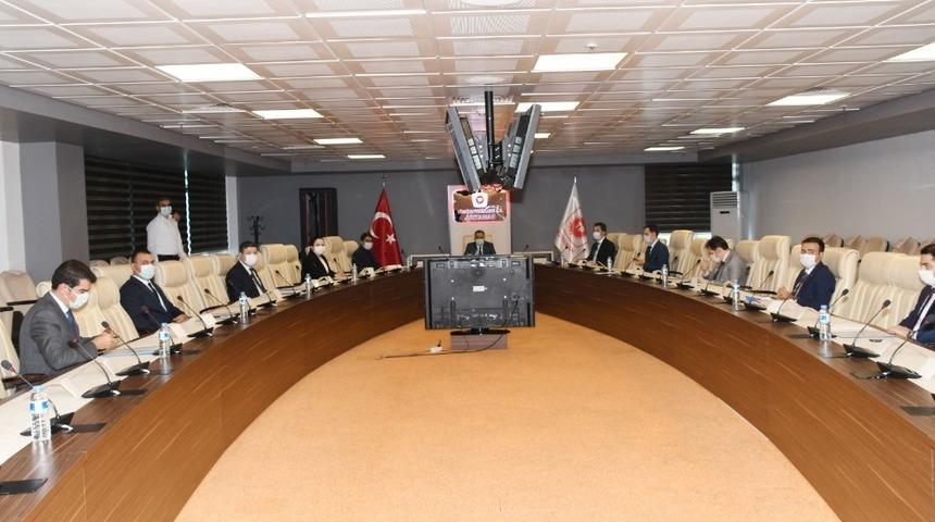 Kaymakamlar ile değerlendirme toplantısı yapıldı