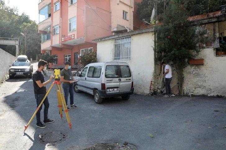 Garaj Üstü Proje Alanı’nda tespit ve ölçümlere başlandı G2