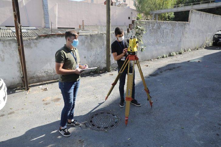 Garaj Üstü Proje Alanı’nda tespit ve ölçümlere başlandı G4