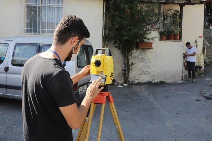 Garaj Üstü Proje Alanı’nda tespit ve ölçümlere başlandı G5