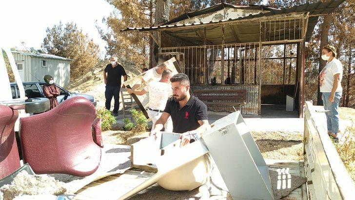 Yangın mağduru berbere meslektaşlarından destek G1