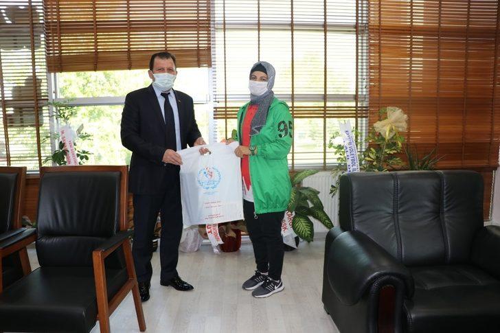 Şampiyon Taekwondocular Kabakçı’yı ziyaret etti G3