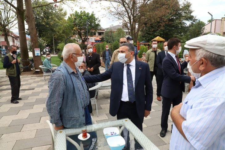 Vali Atay Gölyaka’da korona virüs denetimine çıktı G5