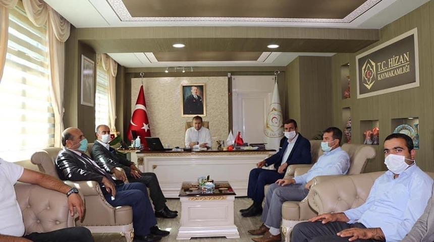 Şehit ve gazi ailelerinden Kaymakam Yelek&rsquo;e ziyaret