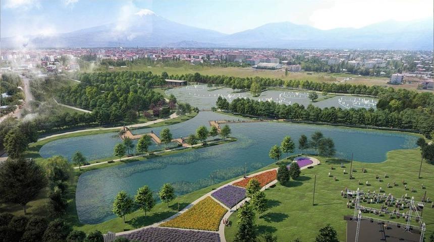 &lsquo;Iğdır Millet Bah&ccedil;esi Projesi&rsquo; g&ouml;z dolduruyor