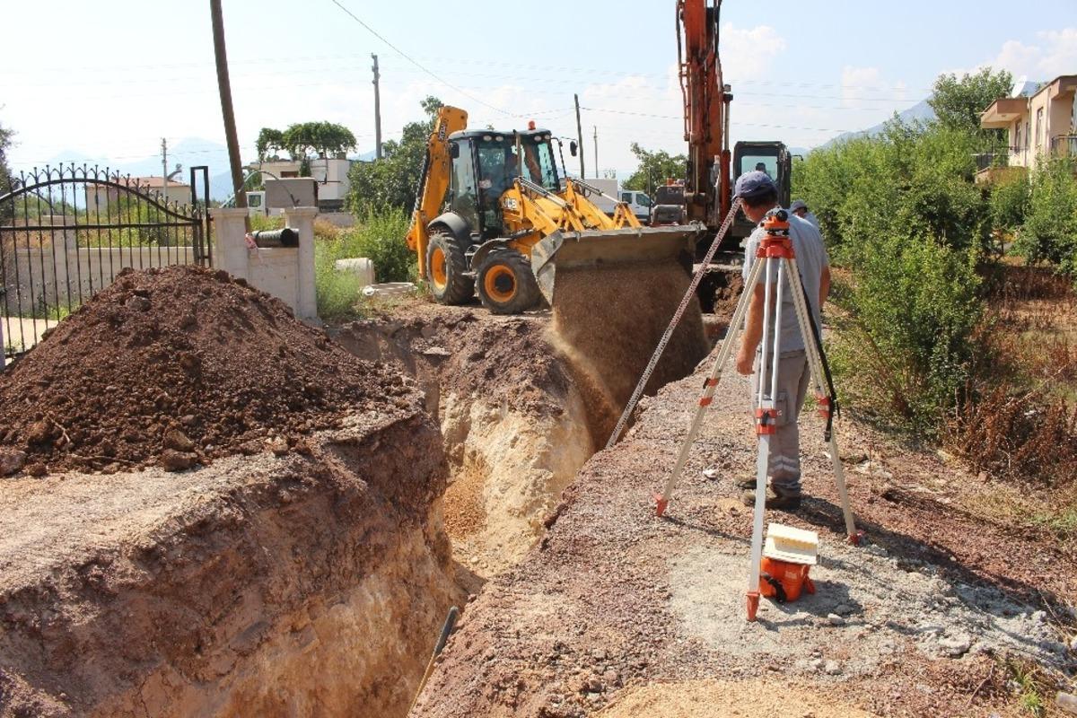 B&uuml;y&uuml;kşehirden yeni yapılaşan b&ouml;lgelere alt yapı &ccedil;alışması