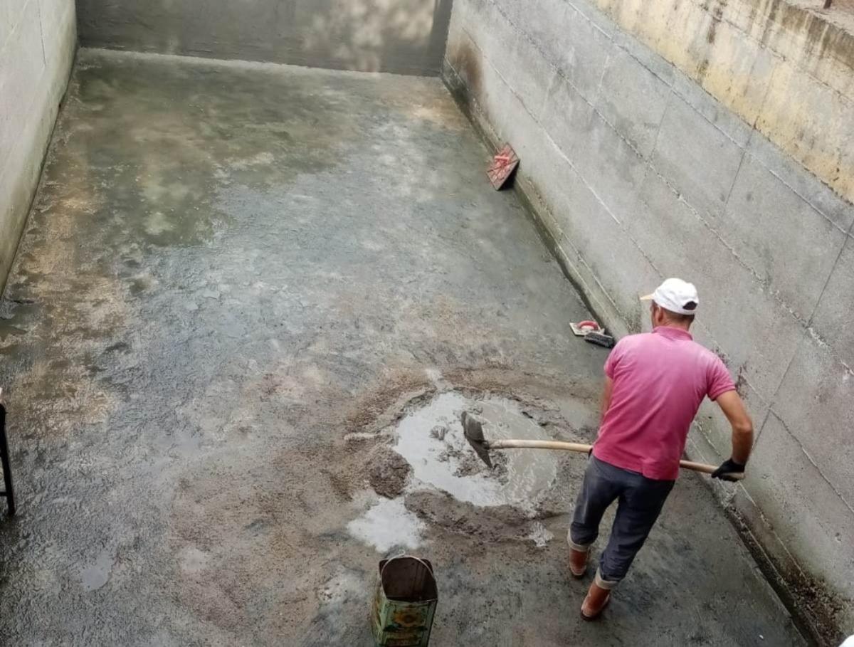 Tarımsal sulama havuzunun yenileme &ccedil;alışmalarına destek