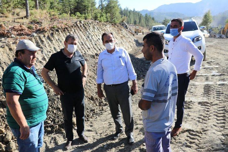 Büyükşehirden Gazipaşa’nın yaylalarında yol çalışması G2