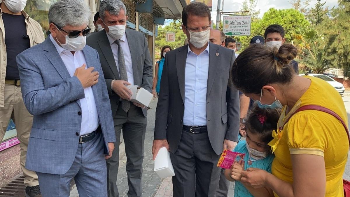 Hatay Valisi Doğan&rsquo;dan Samandağ&rsquo;da korona denetimi