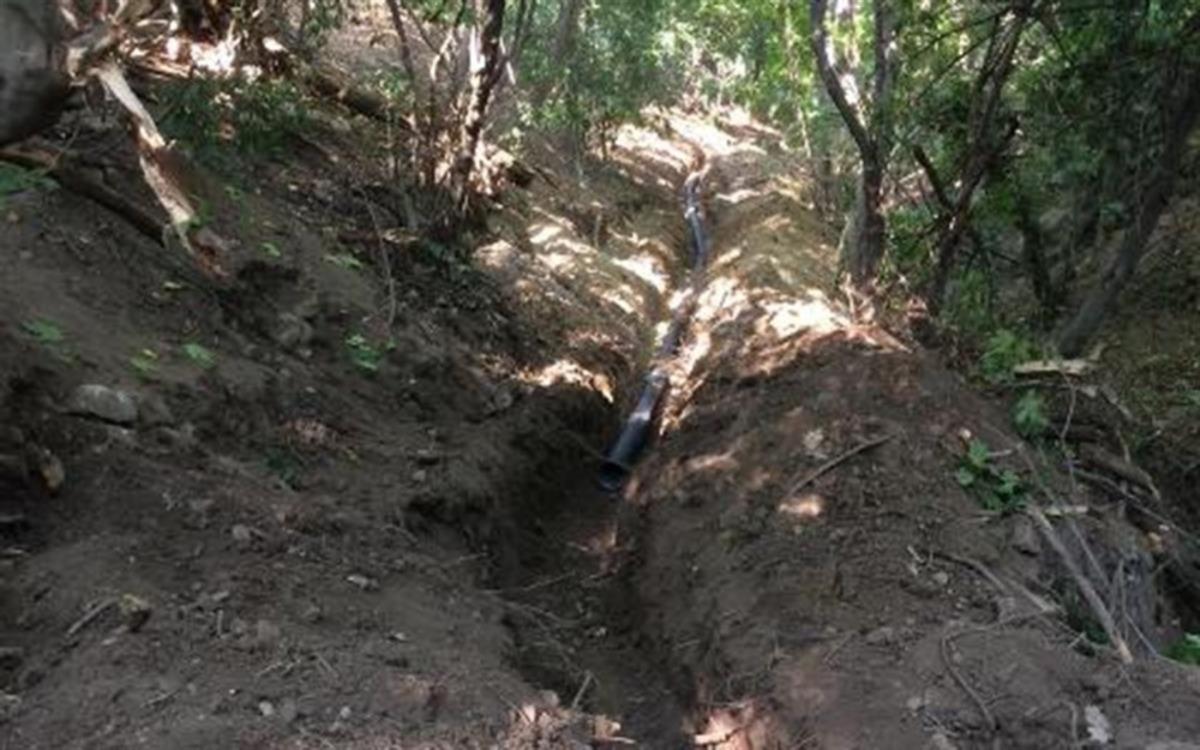 Samrı K&ouml;y&uuml;&rsquo;n&uuml;n hem kanalizasyon hem de i&ccedil;me suyu isale hattı yenilendi