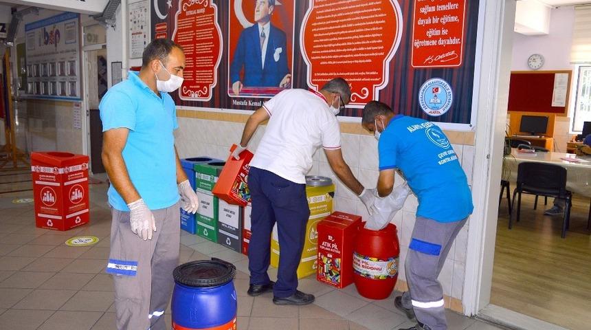 Alanya Belediyesi&rsquo;nden atık pil toplama kampanyası