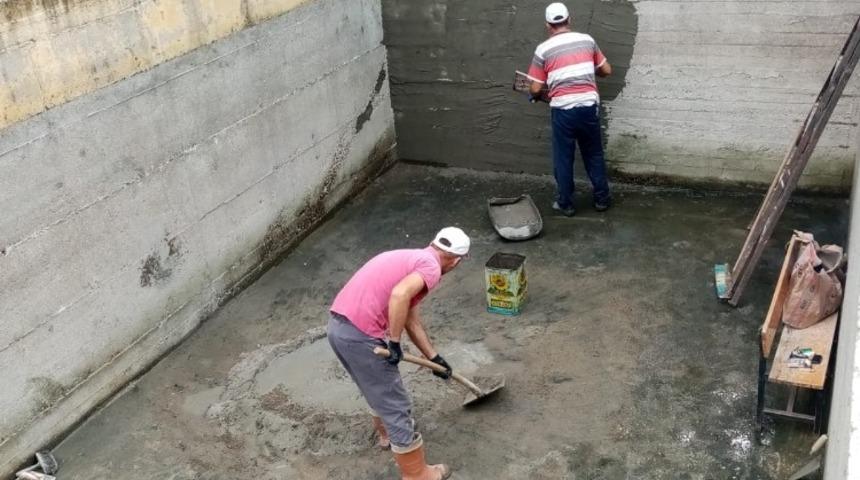 Manisa’da tarımsal sulama havuzunda yenileme