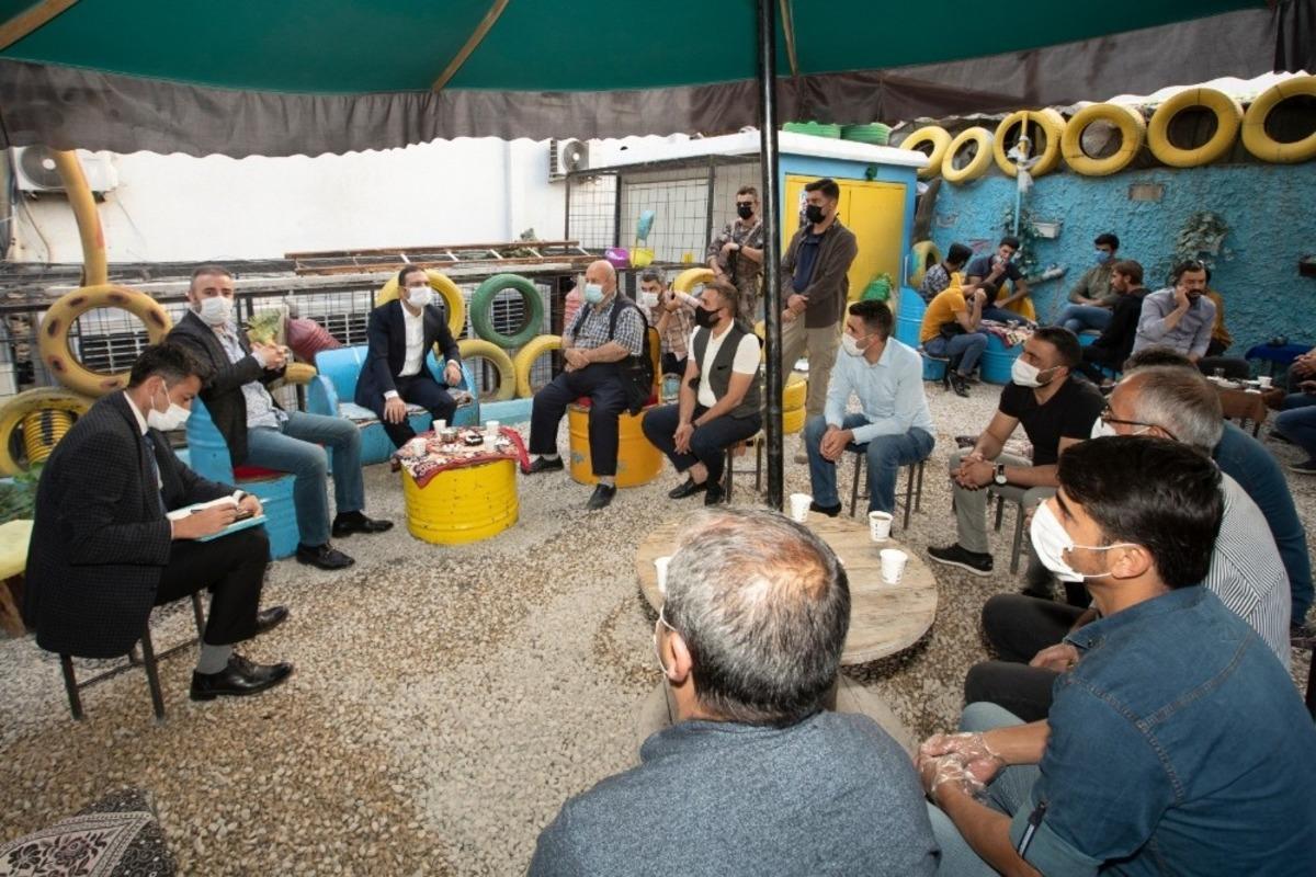 Kaymakam Aslan&rsquo;dan İran &Ccedil;arşısı esnafına ziyaret