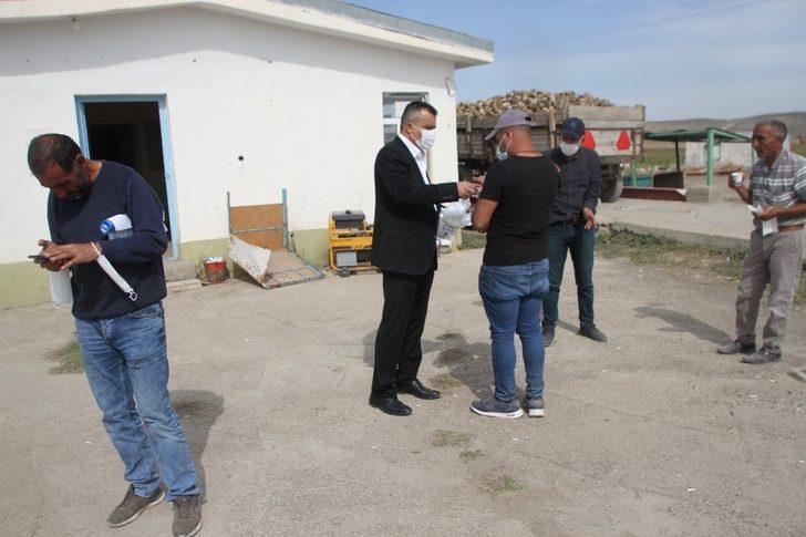 Başkan Kılıç’tan pancar üreticilerine maske G2