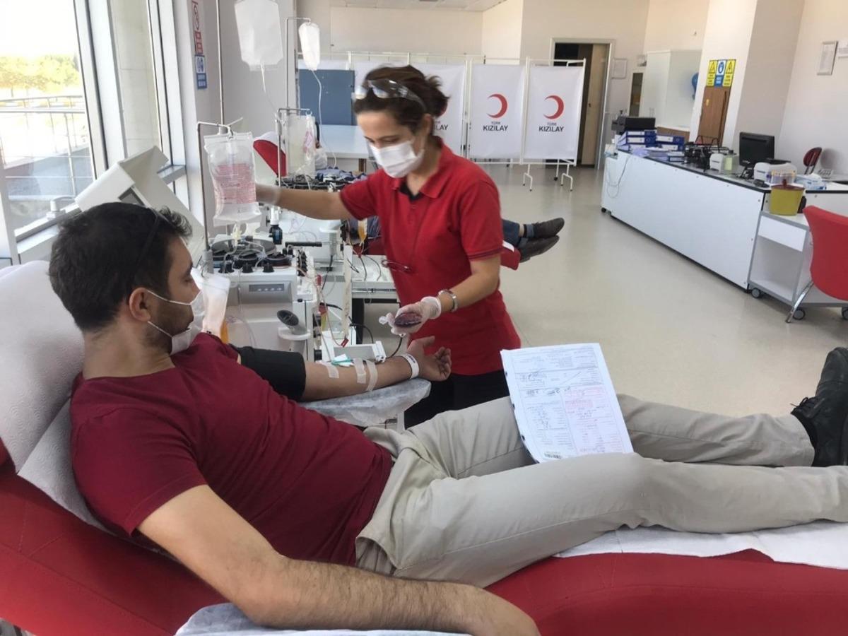 Plazma ent&uuml;be hastalara hayat veriyor