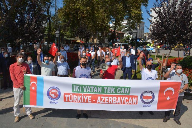 Sinop’tan Azerbaycan’a destek G1