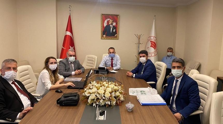 Batman Belediyesi heyeti imar &ccedil;alışmaları i&ccedil;in Ankara&rsquo;da