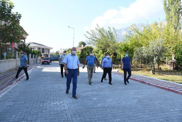 Kemer Belediyesi’nden Göynük’te alt yapı çalışmaları